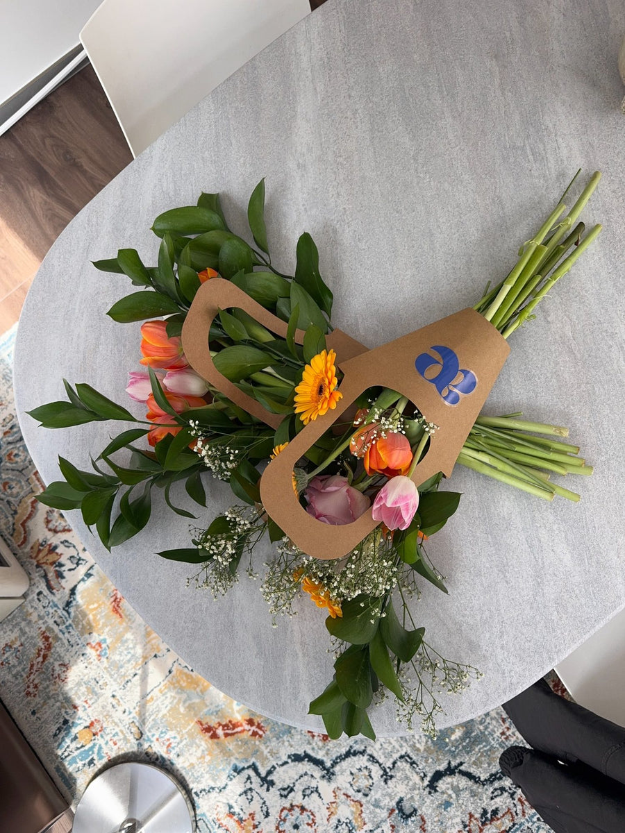 Bouquets de fleurs préparés au studio Hæme